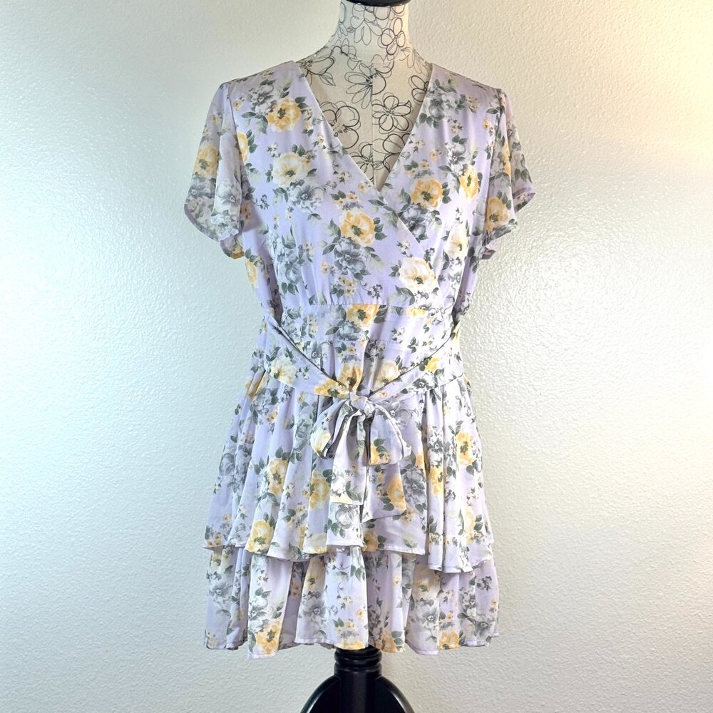 Lilac Floral Dress